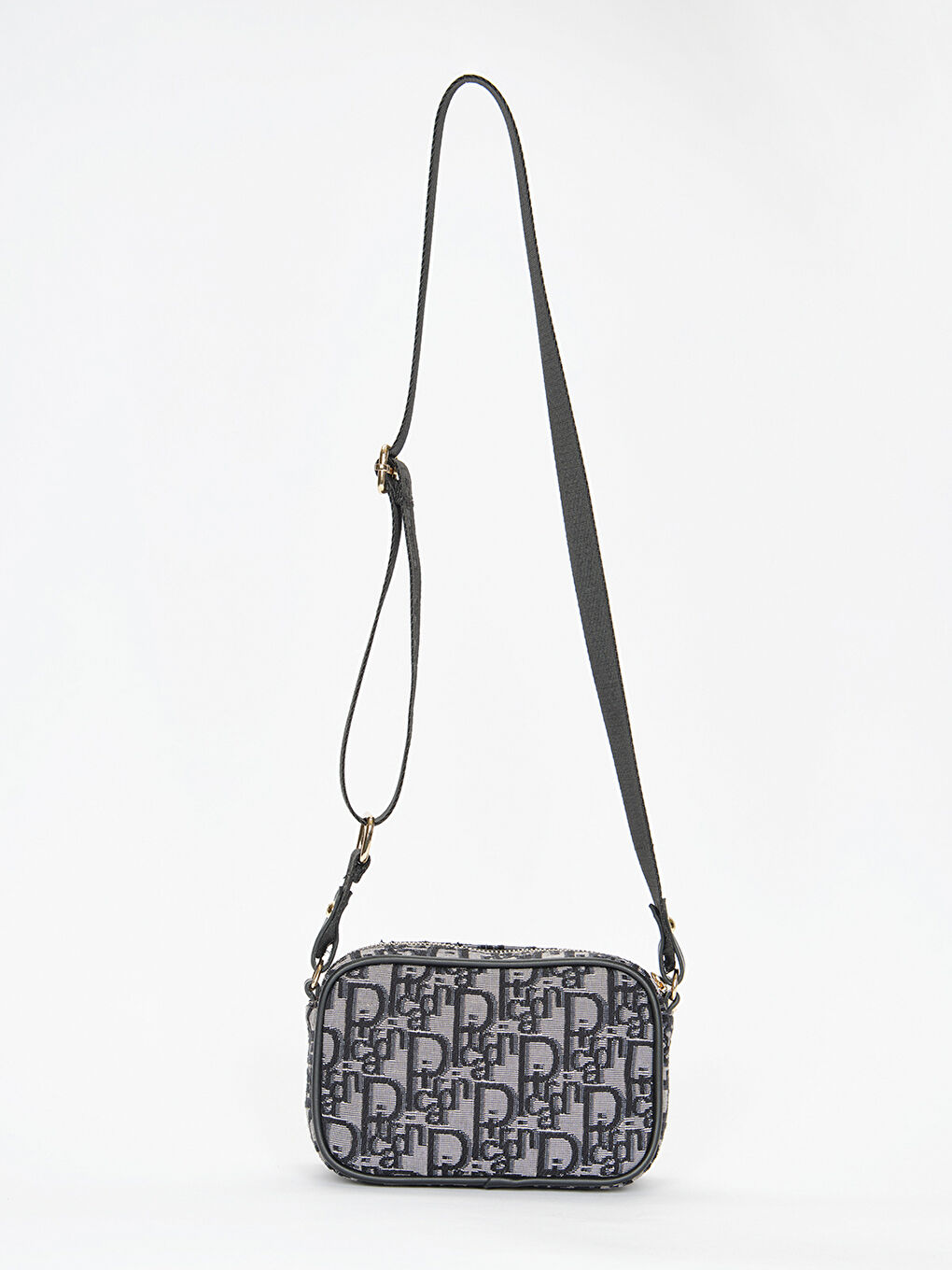 Siyah Desenli Kadın Çapraz Çanta-4