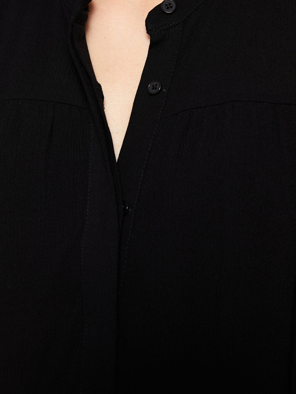 Crew Neck Plain Viscose Women's Dress -S2K587Z8-RQL
