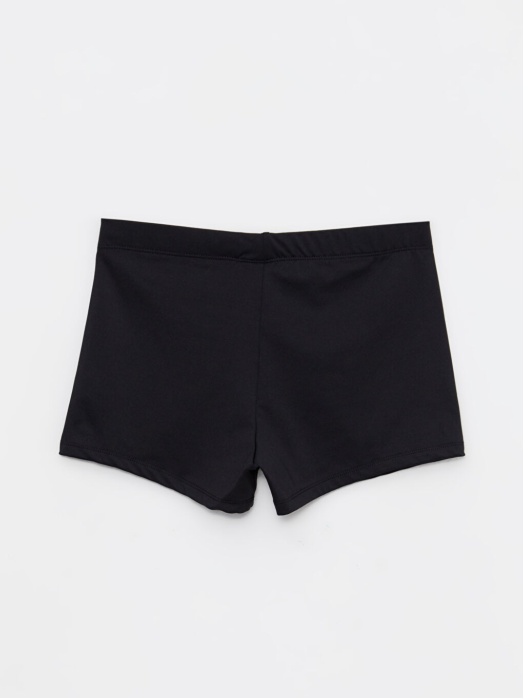 Siyah Kısa Boy Esnek Kumaştan Erkek Mayo-1