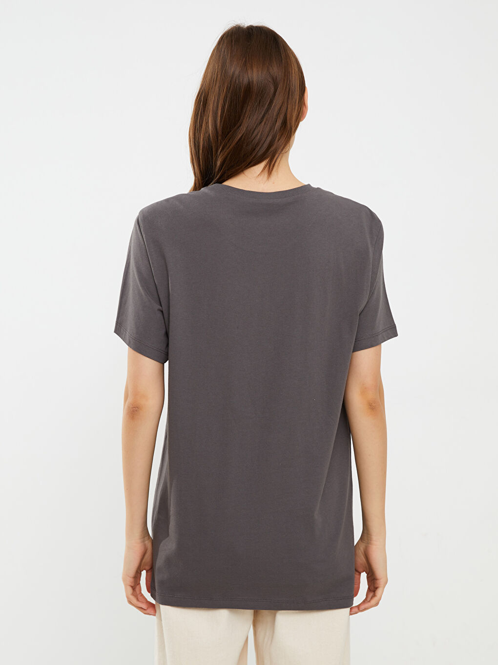 Gri Gülen Gözleri Fark Et Projesi - Pamuklu Unisex Tişört-3