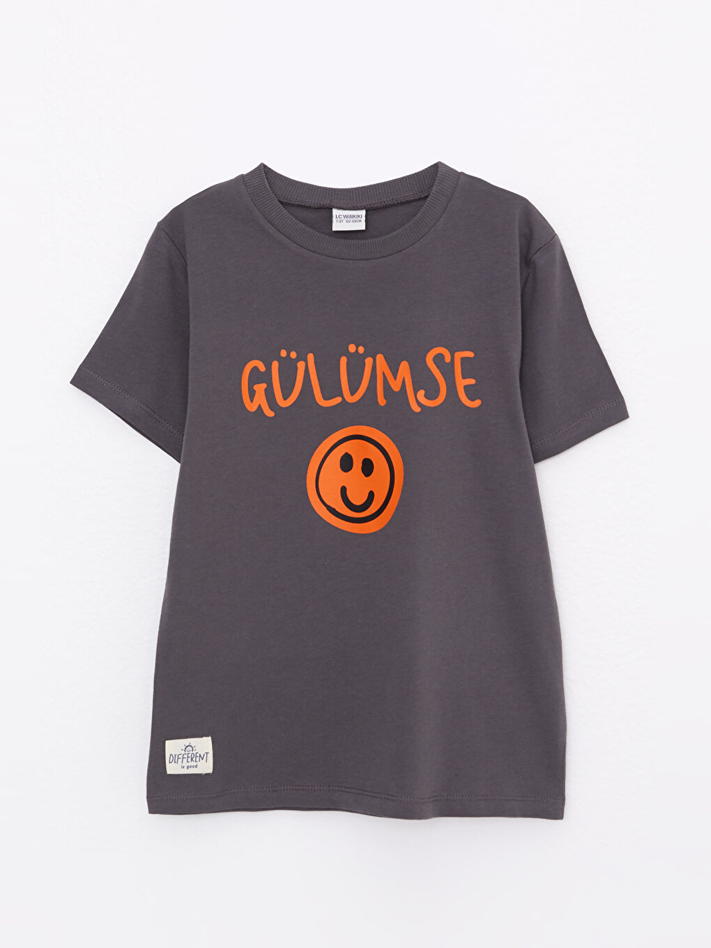 Gri Gülen Gözleri Fark Et Projesi - Pamuklu Unisex Tişört