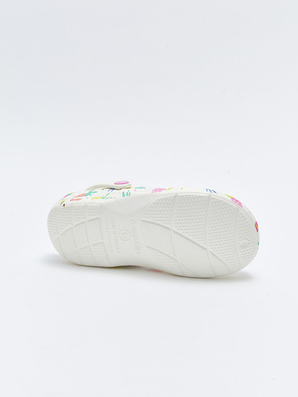 صنادل شاطئ للبنات بطبعة أناناس-3