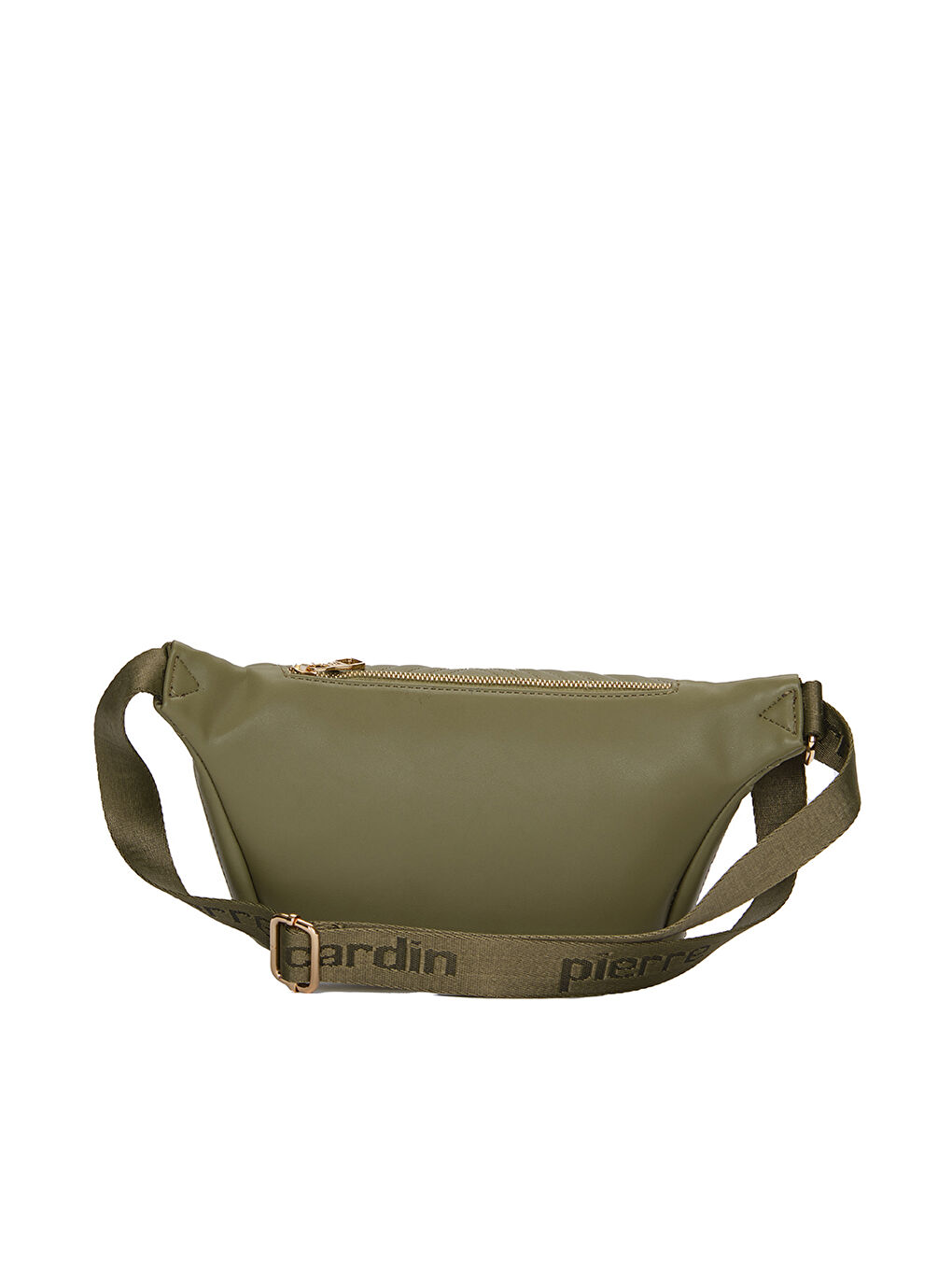 Yeşil Deri Görünümlü Kadın Bel Çantası-4