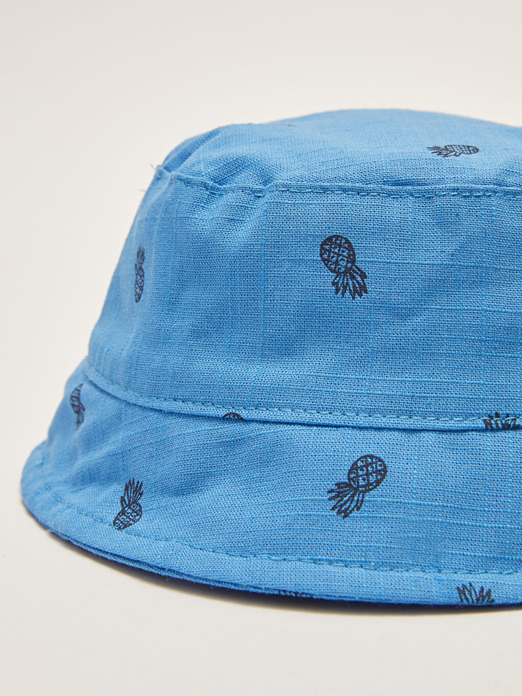 Mavi Desenli Erkek Bebek Şapka-3