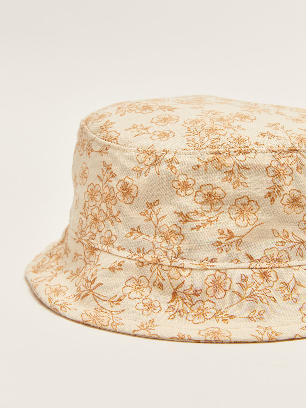 Printed Baby Girl Bucket Hat-2
