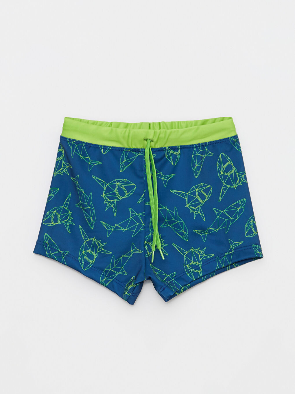 Lacivert Baskılı Hızlı Kuruyan Erkek Çocuk Boxer Mayo