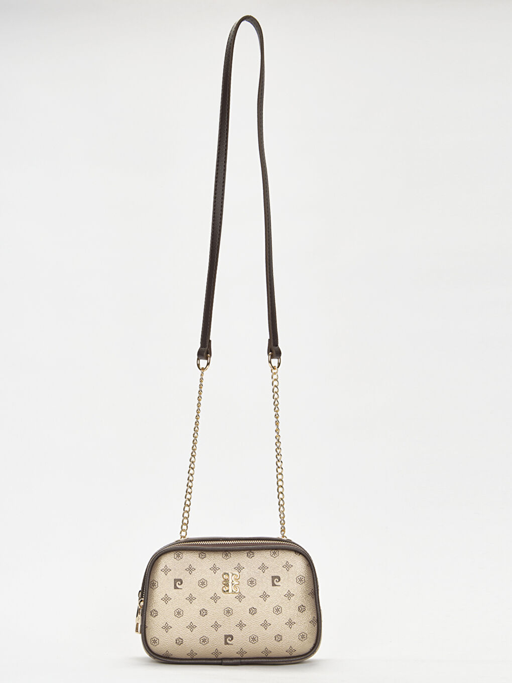 Sarı Zincir Askı Detaylı Kadın Çapraz Çanta-1