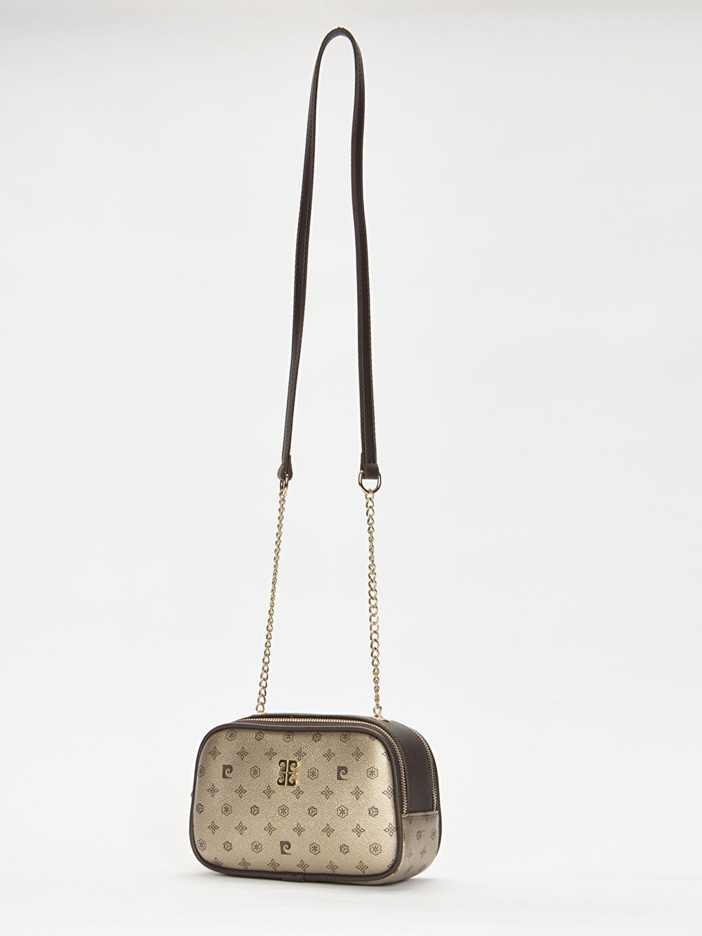 Sarı Zincir Askı Detaylı Kadın Çapraz Çanta-2