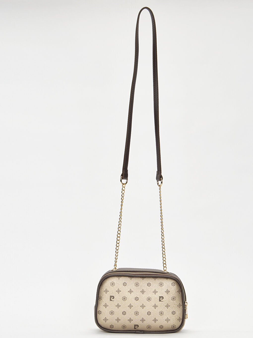 Sarı Zincir Askı Detaylı Kadın Çapraz Çanta-4