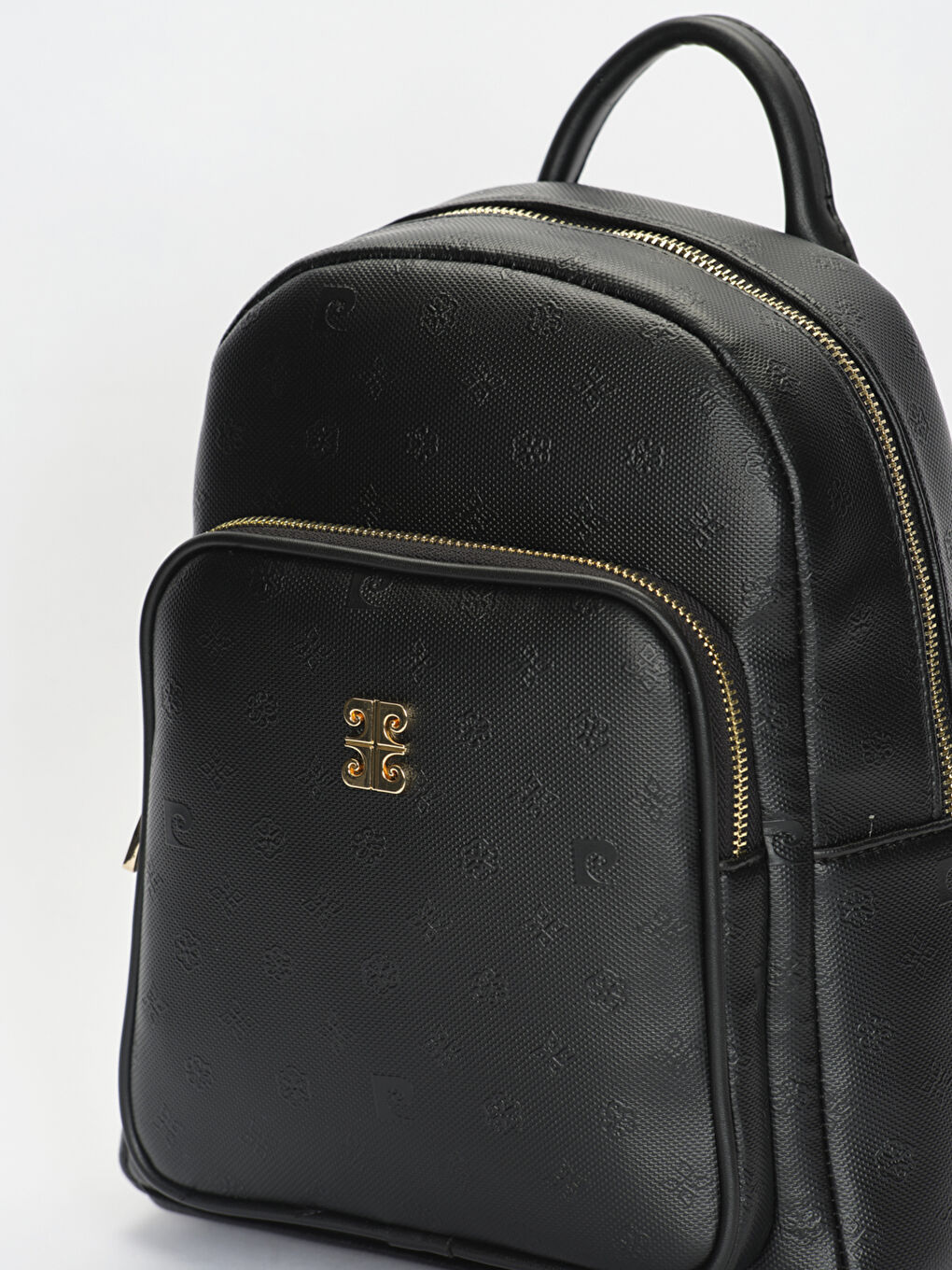 Siyah Desenli Kadın Sırt Çantası-3