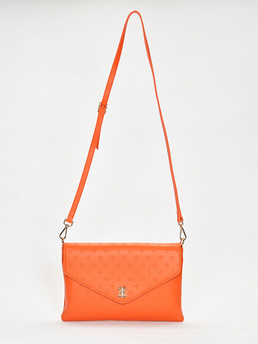Turuncu Desenli Kadın Çapraz Çanta-1