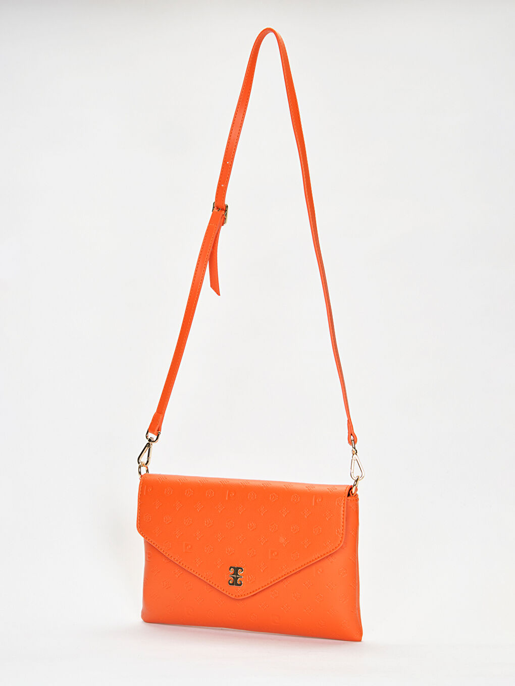 Turuncu Desenli Kadın Çapraz Çanta-2