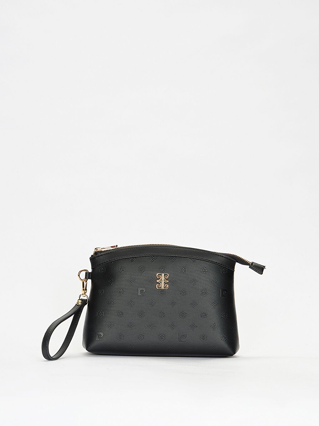 Siyah Deri Görünümlü Kadın Portföy Çanta