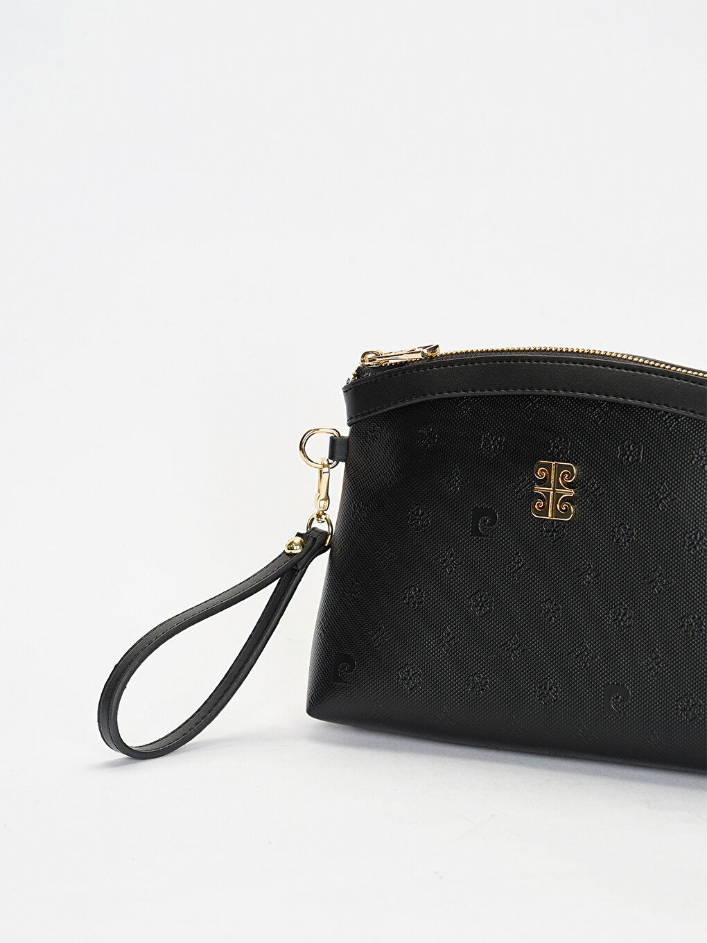 Siyah Deri Görünümlü Kadın Portföy Çanta-2