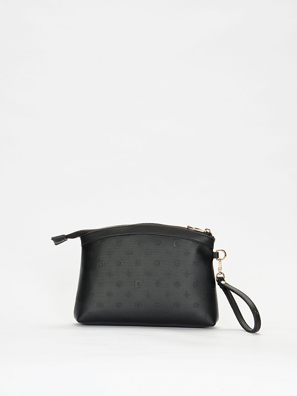 Siyah Deri Görünümlü Kadın Portföy Çanta-4