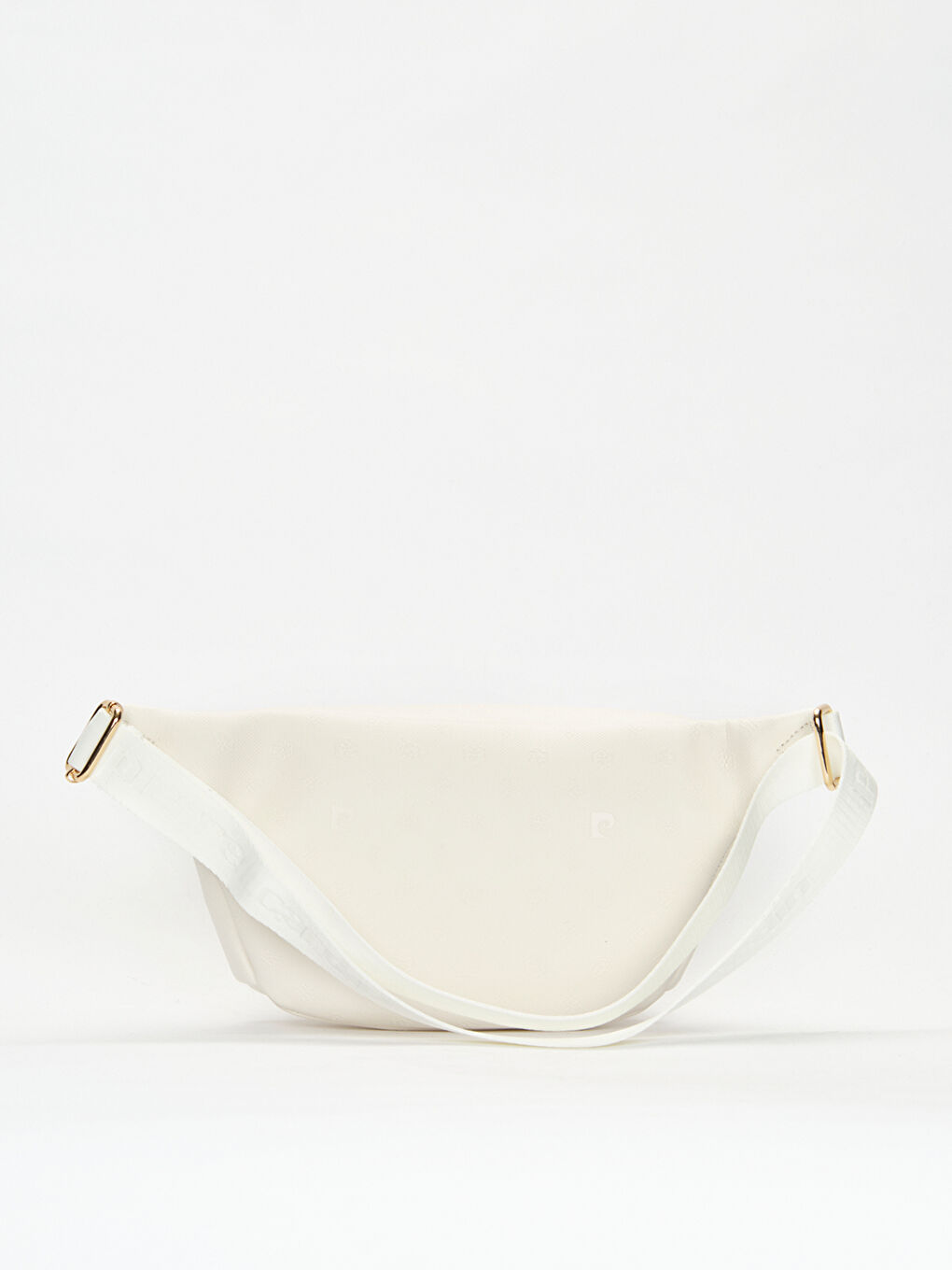 Beyaz Desenli Kadın Bel Çantası-4