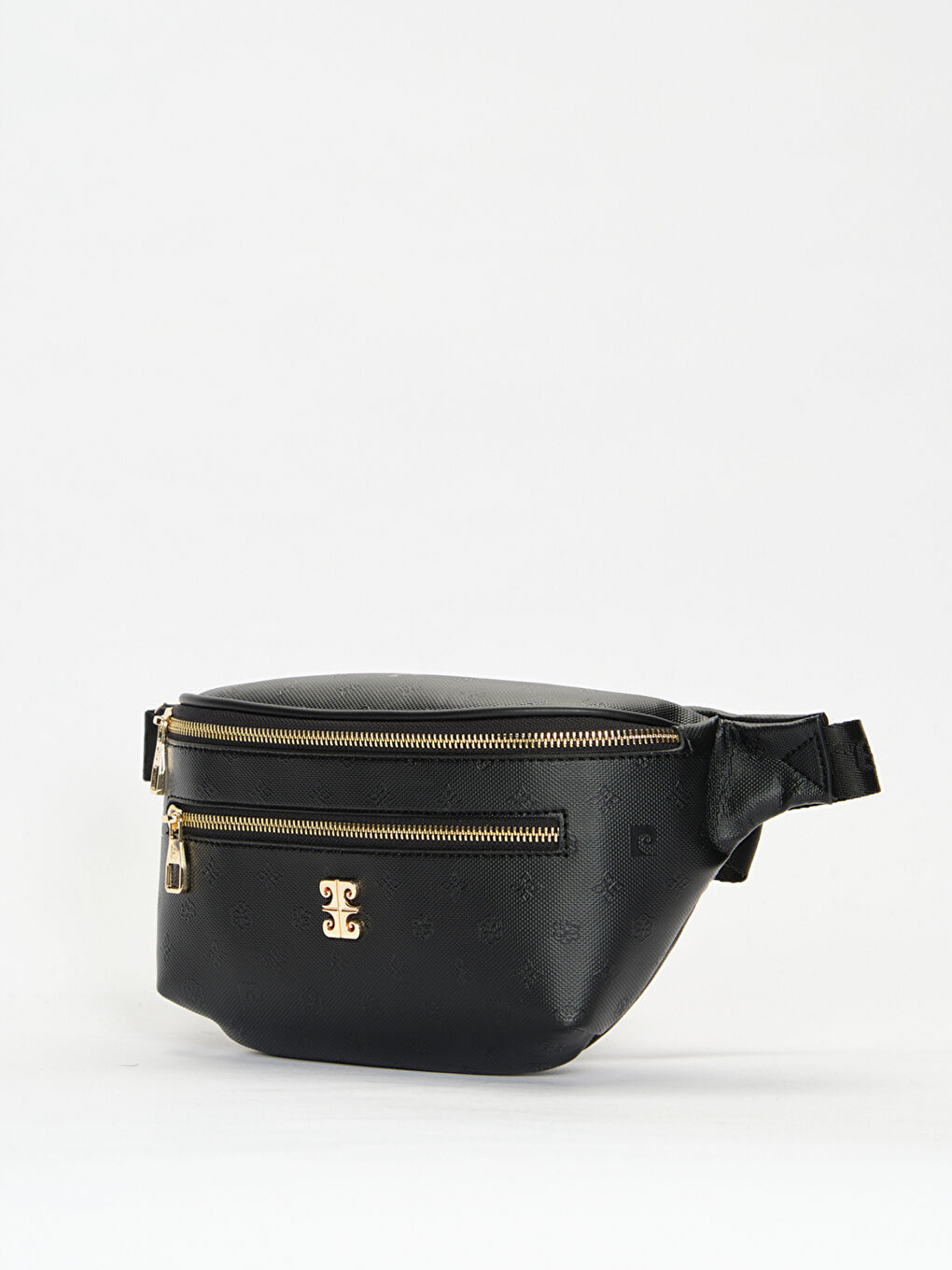 Siyah Desenli Kadın Bel Çantası-2