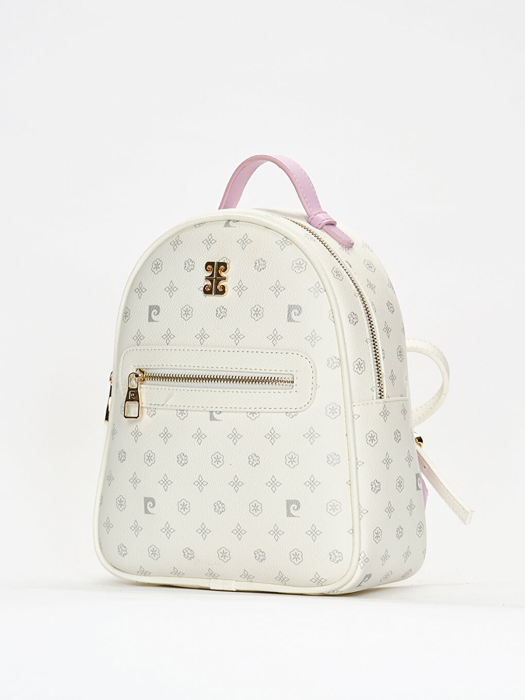 Beyaz Logolu Kadın Sırt Çantası-2