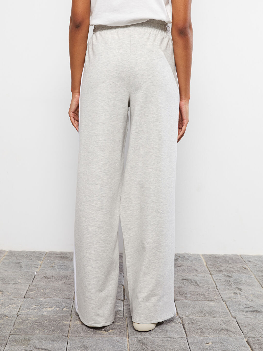 Pantalon de survêtement imprimé avec poches et taille élastiquée pour Femmes-4