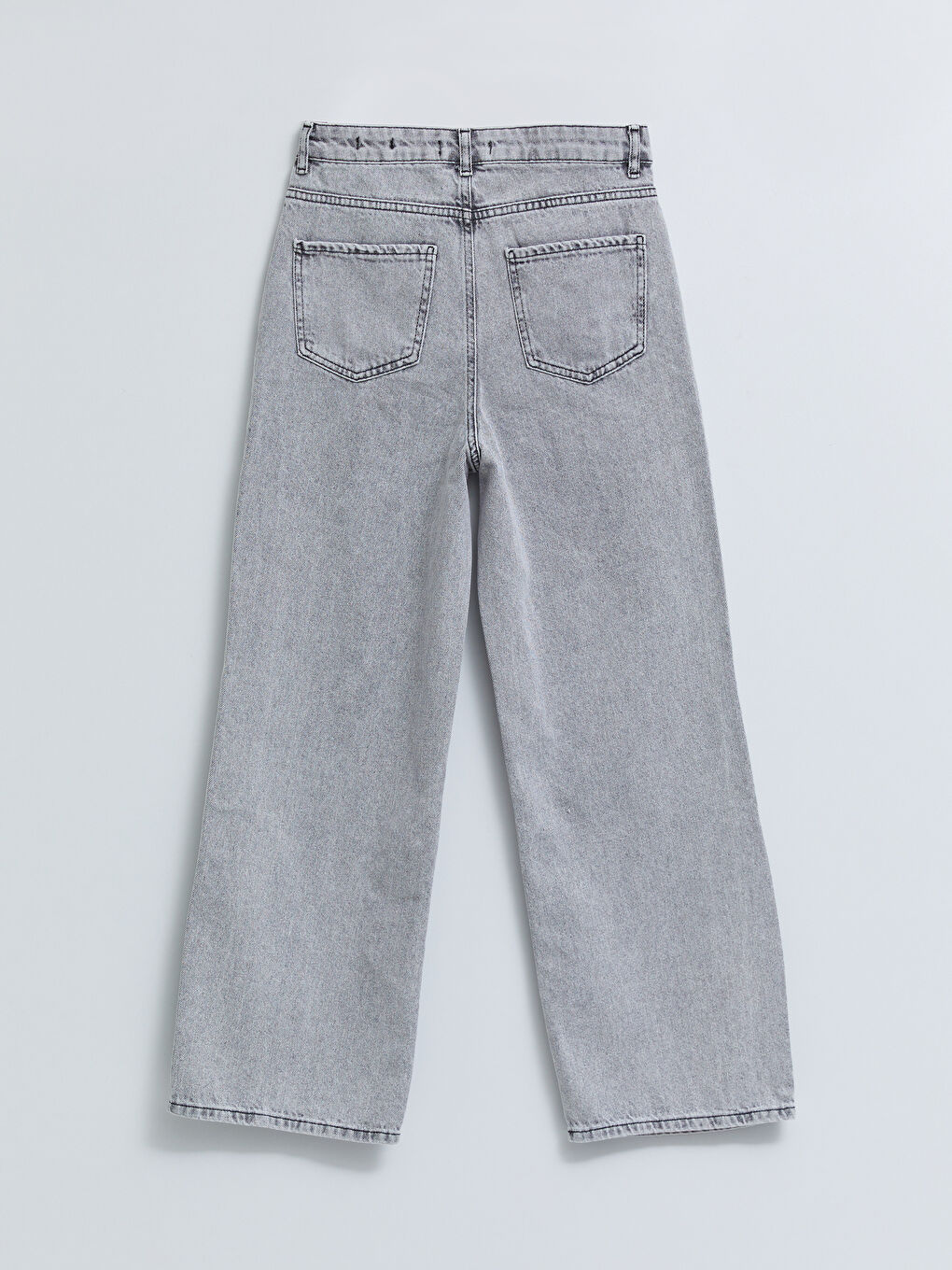 LCW Jeans Farmerke Rodeo sa visokim strukom, širokim nogavicama, ravnim krojem i detaljima na džepovima za Ženski -S2K919Z8-GRD