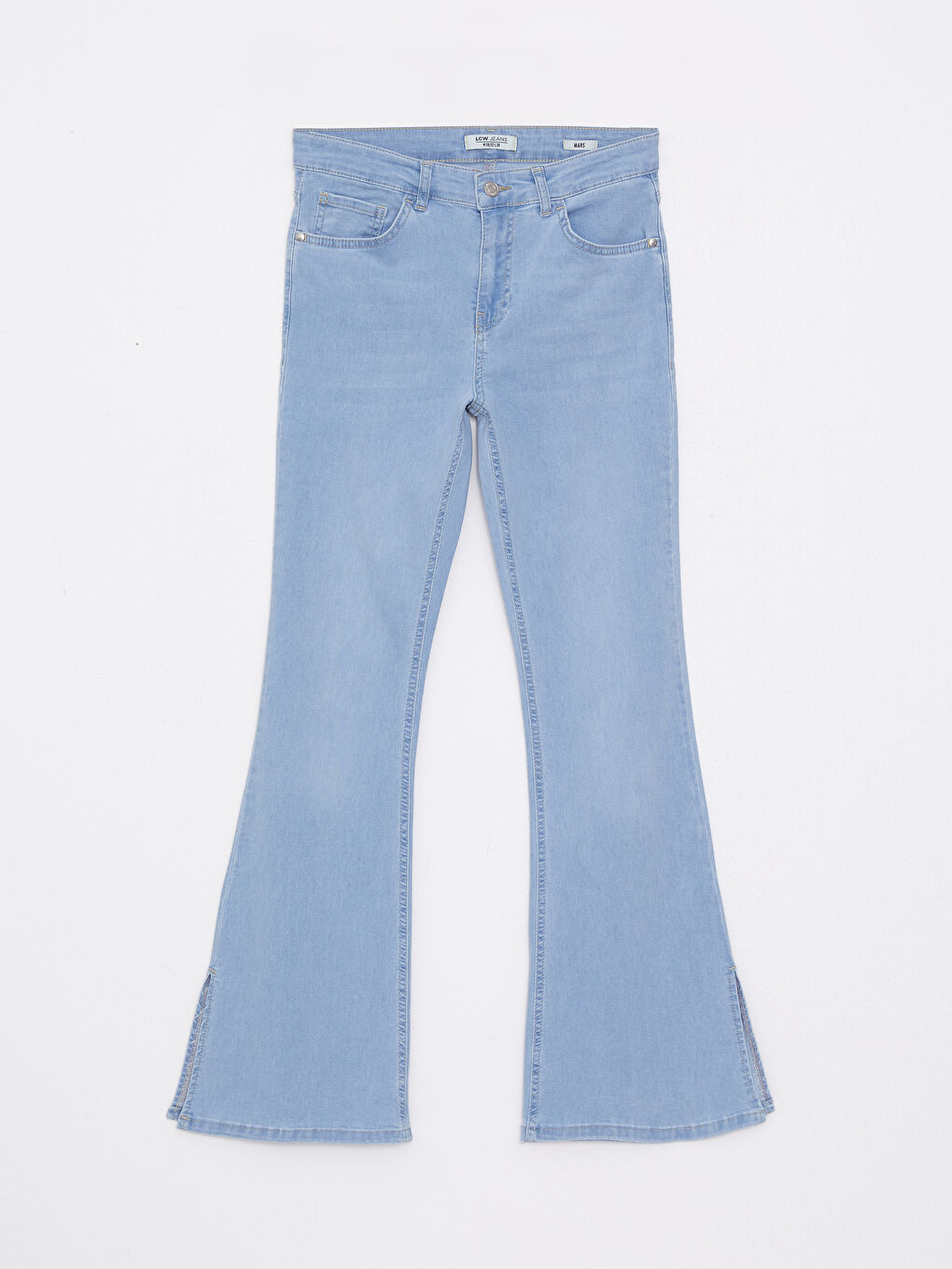 Blugi Evazați Marte cu Talie Înaltă pentru Femei-6