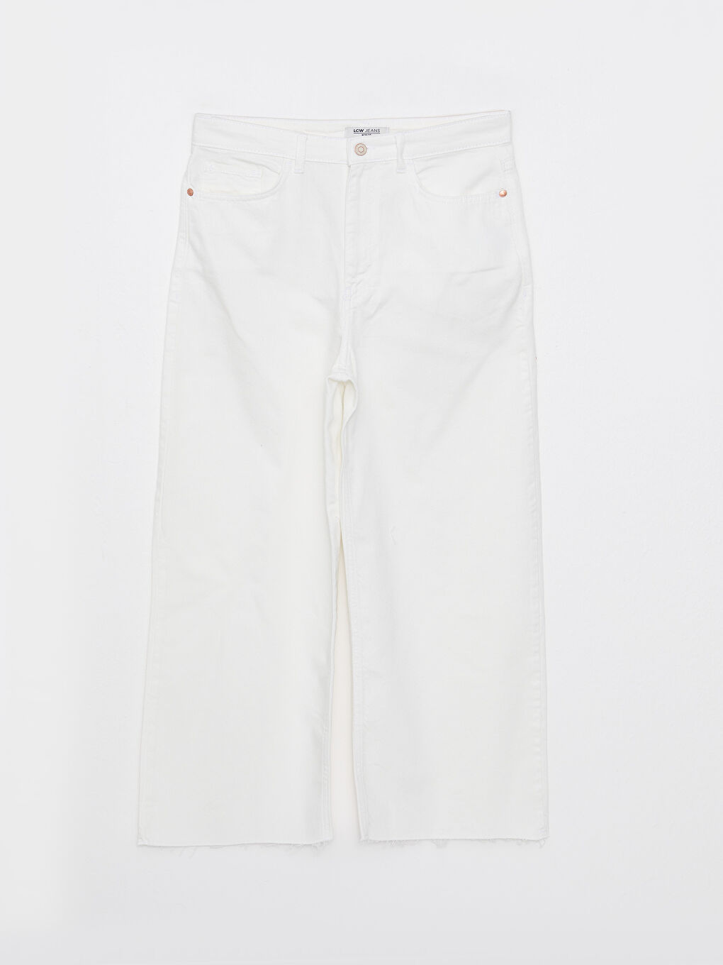 جينز حريمي روديو بتفاصيل جيوب ووسط عالي و رجل واسعة