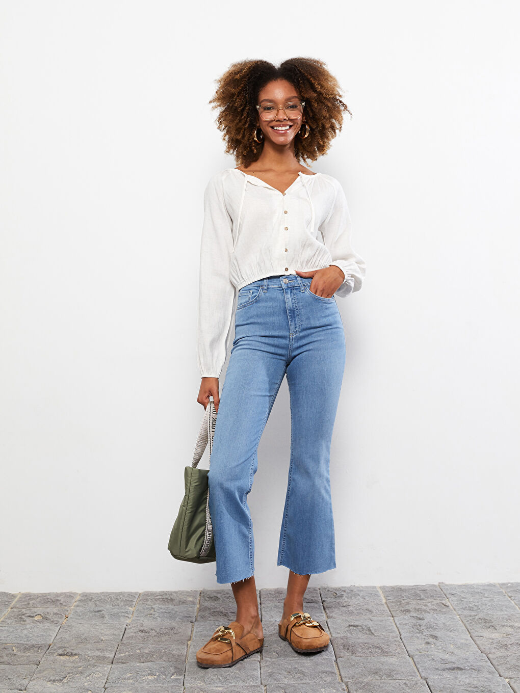 LCW Jeans High Waist Mars Flare Women's Jeans -S2K947Z8-311