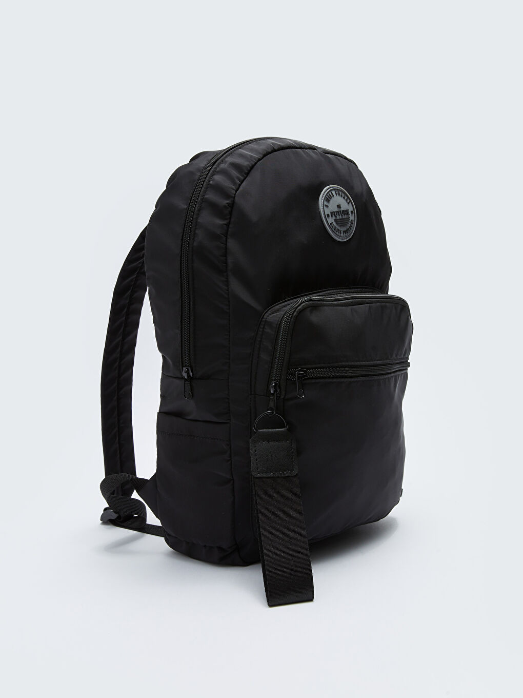 حقيبة ظهر قماش باراشوت للسيدات مع قسم للابتوب-1