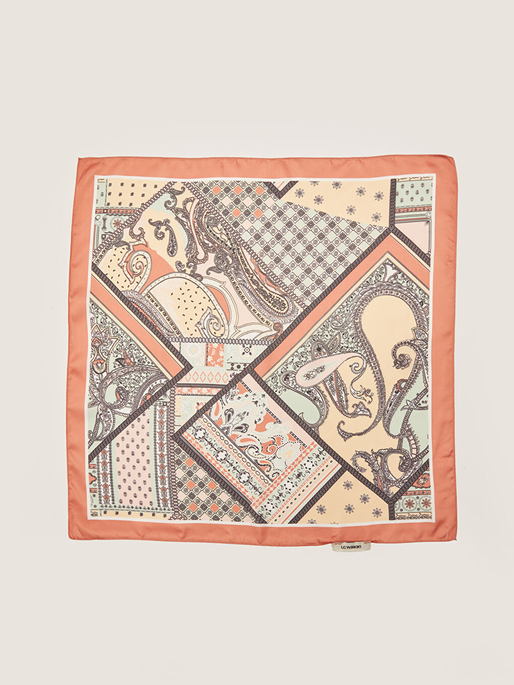 Patterned Women's Satin Bandana-5