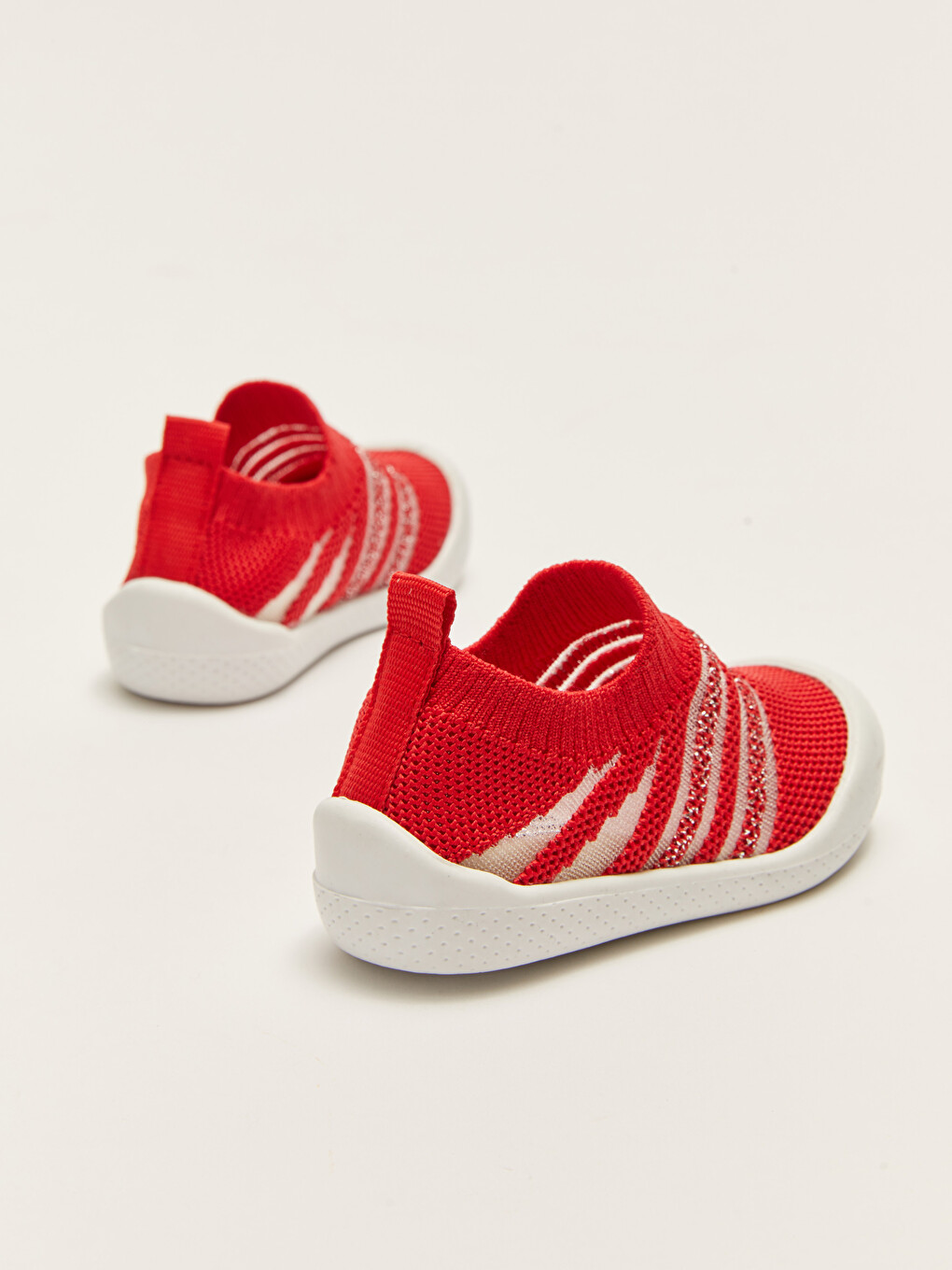 Mesh Detailed Baby Girl First Step Shoes-4