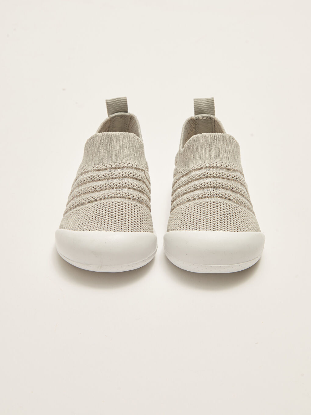 Gri File Detaylı Kız Bebek İlk Adım Ayakkabısı-2