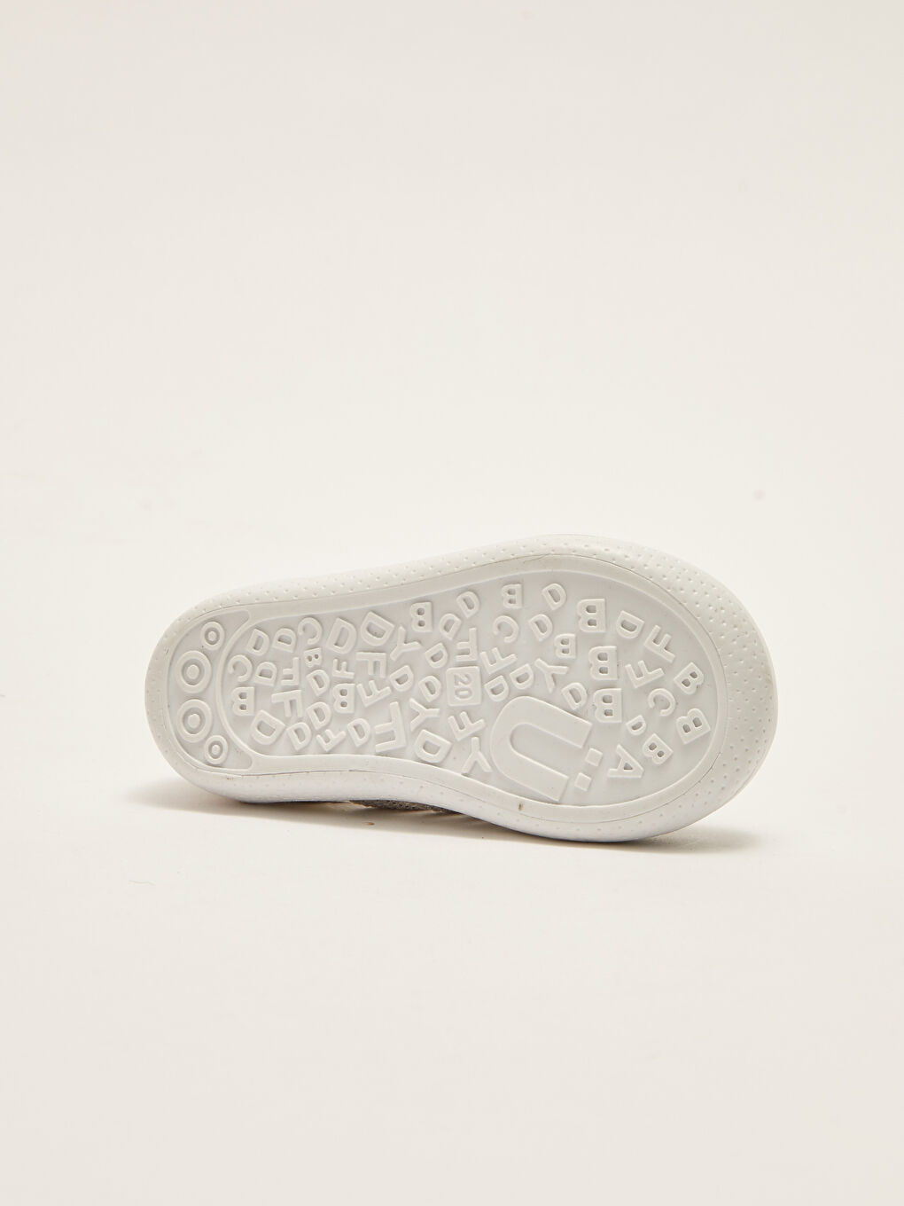 Gri File Detaylı Kız Bebek İlk Adım Ayakkabısı-3