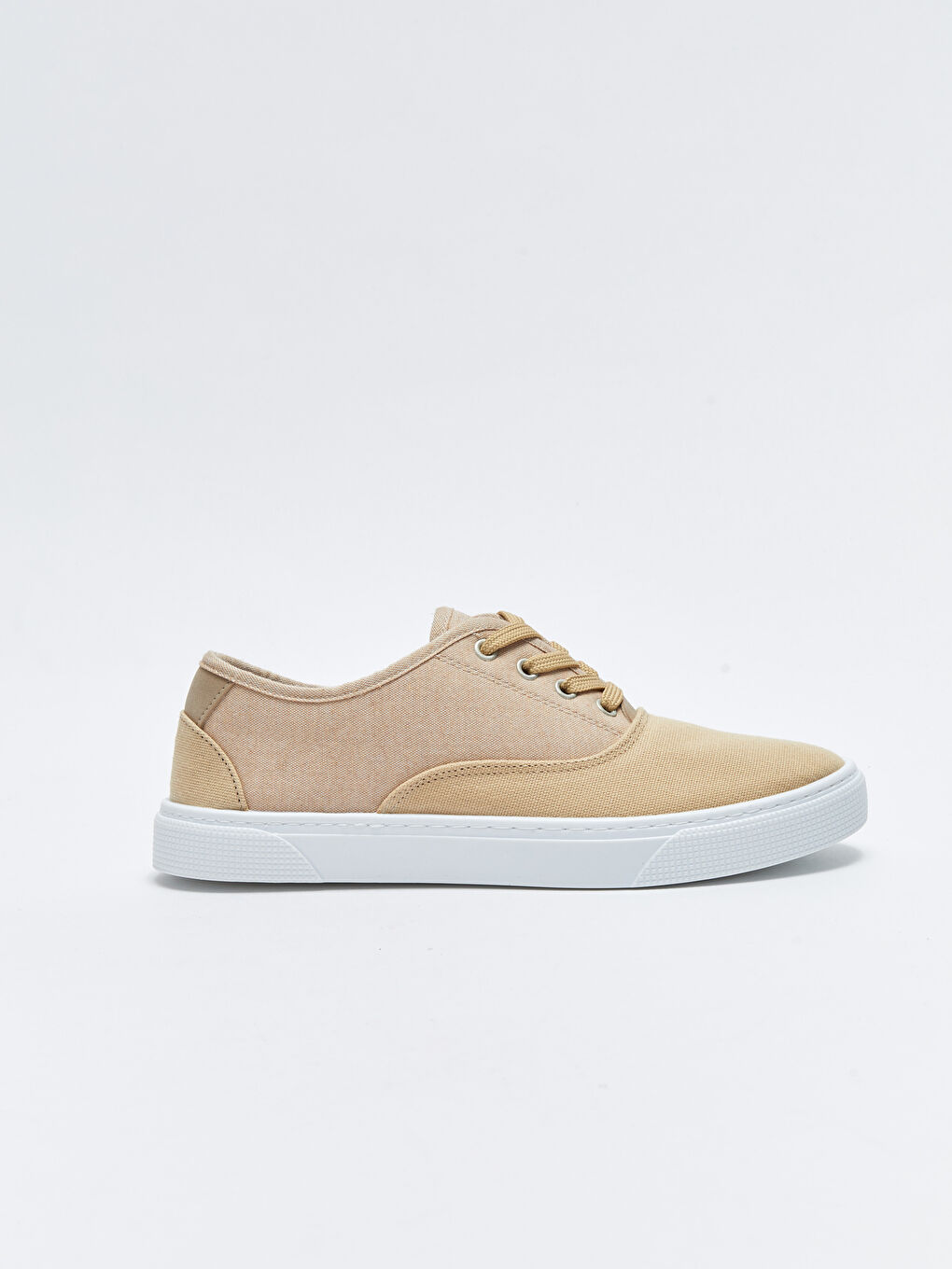 Bej Bağcıklı Erkek Spor Ayakkabı-1