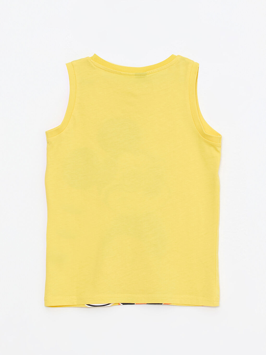 Débardeur Garçon Imprimé Mickey Mouse Col Rond en Coton-1