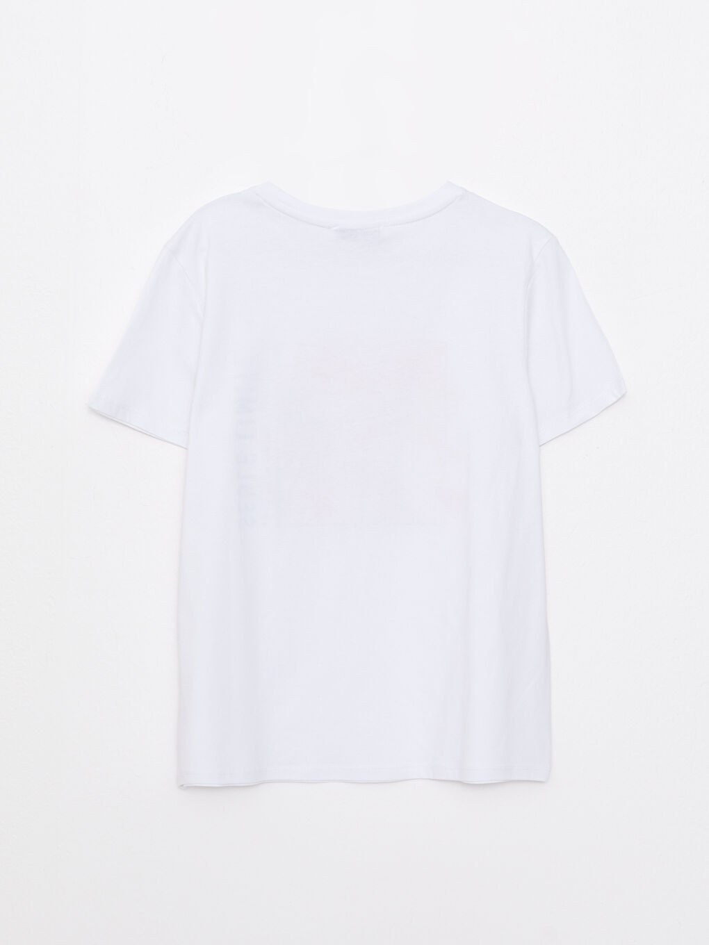 Футболка с круглым вырезом, с принтом, с коротким рукавом, из хлопка, для женщин-6