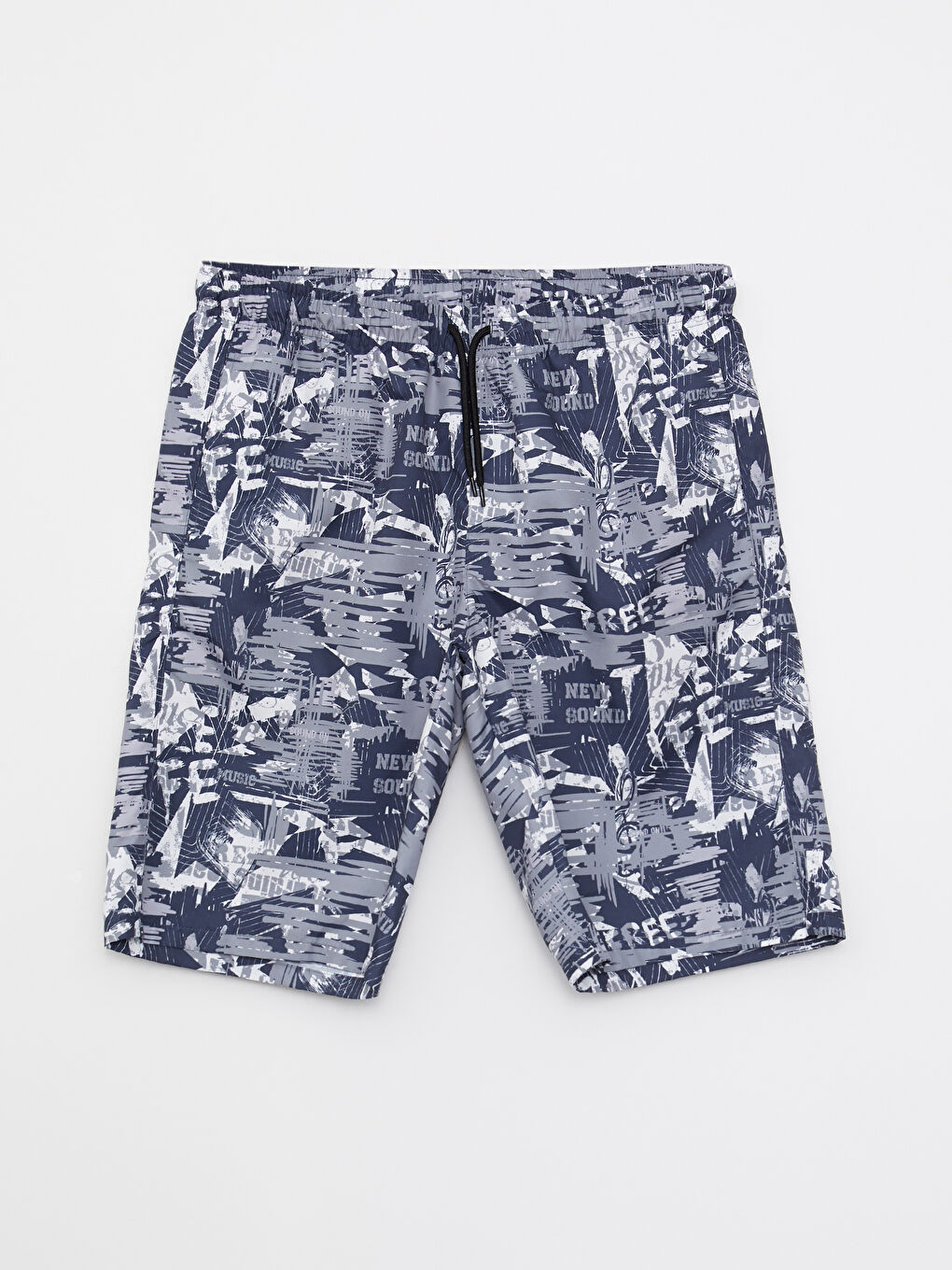 Men's Long Patterned Swim Shorts -S2KH35Z8-LU8