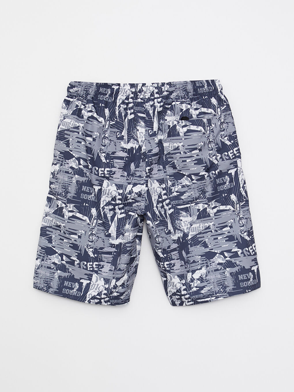 Men's Long Patterned Swim Shorts -S2KH35Z8-LU8