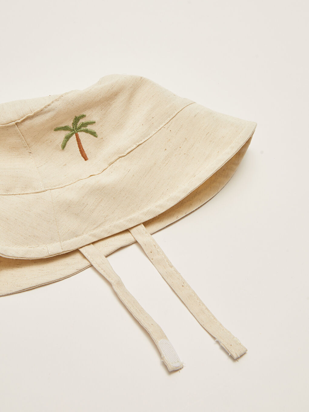 Printed Embroidery Detailed Baby Boy Hat-3