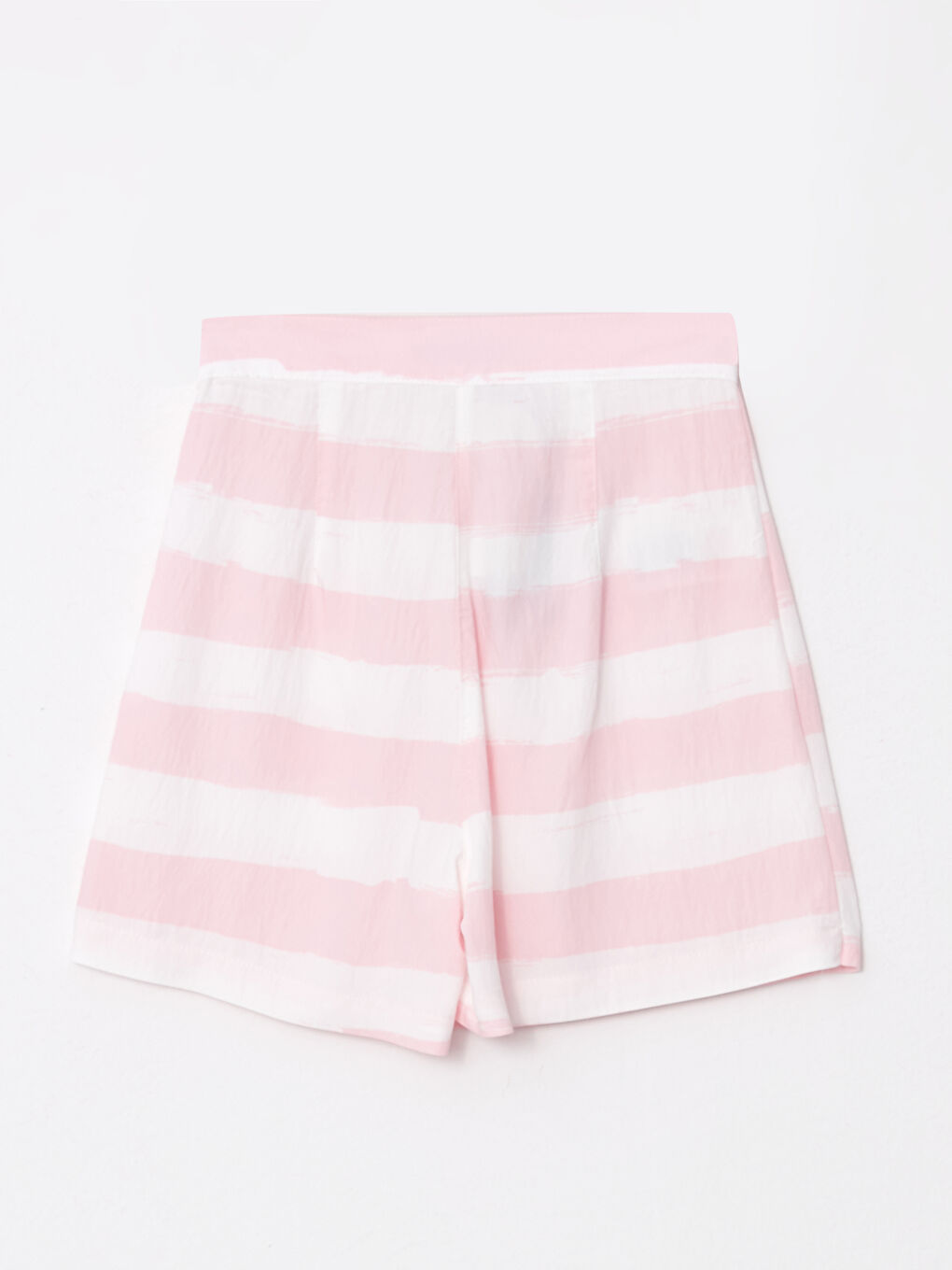 LCW Limited Pembe Standart Fit Çizgili Kadın Şort Etek - 6