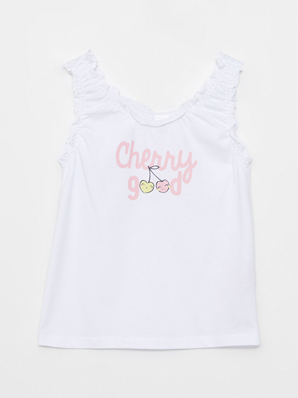 LCW baby Crew Neck Printed Cotton Baby Girl Athlete 2 Pieces -S2KI73Z1-LTM