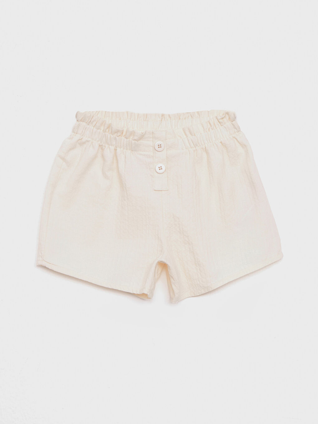 Elastic Waist Basic Cotton Baby Girl Shorts -S2KI91Z1-FES