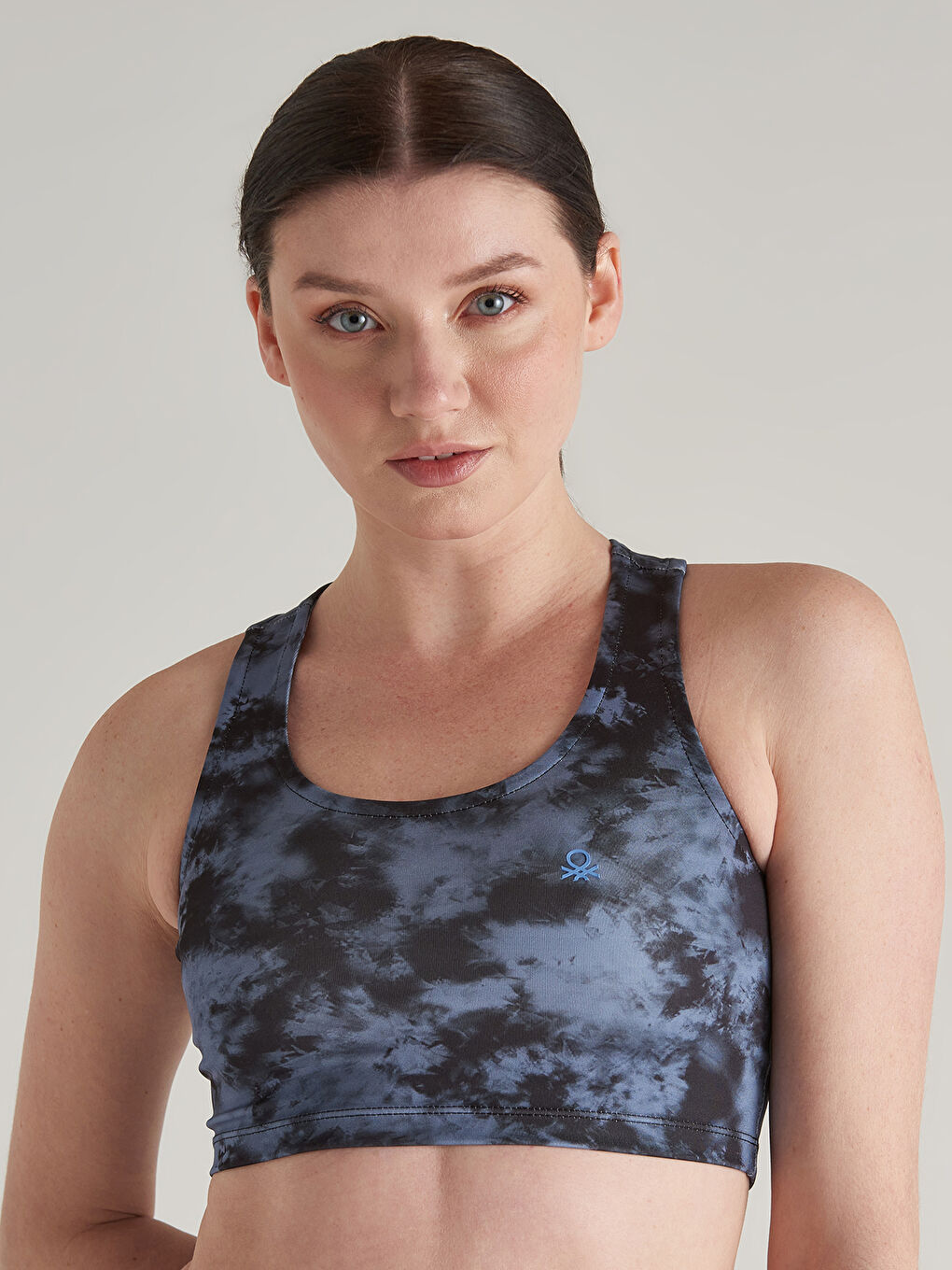 United Colors Of Benetton Lacivert U Yaka Batik Kadın Atlet - 1