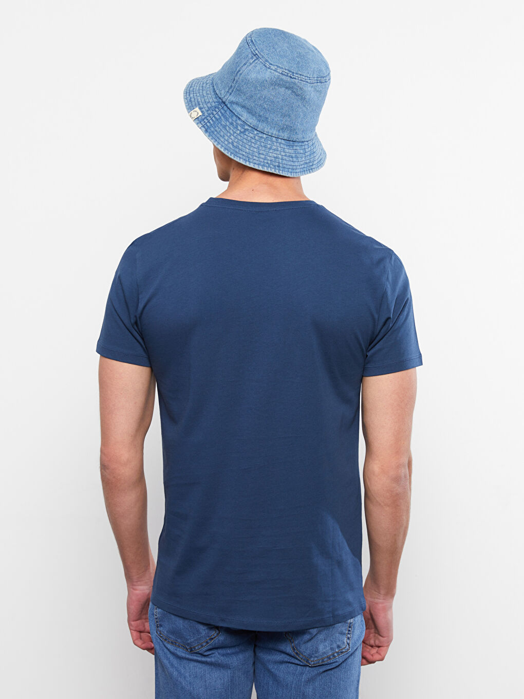 Футболка Мужская с Круглым Вырезом, Коротким Рукавом, С Принтом, Из Гребенного Хлопка-3