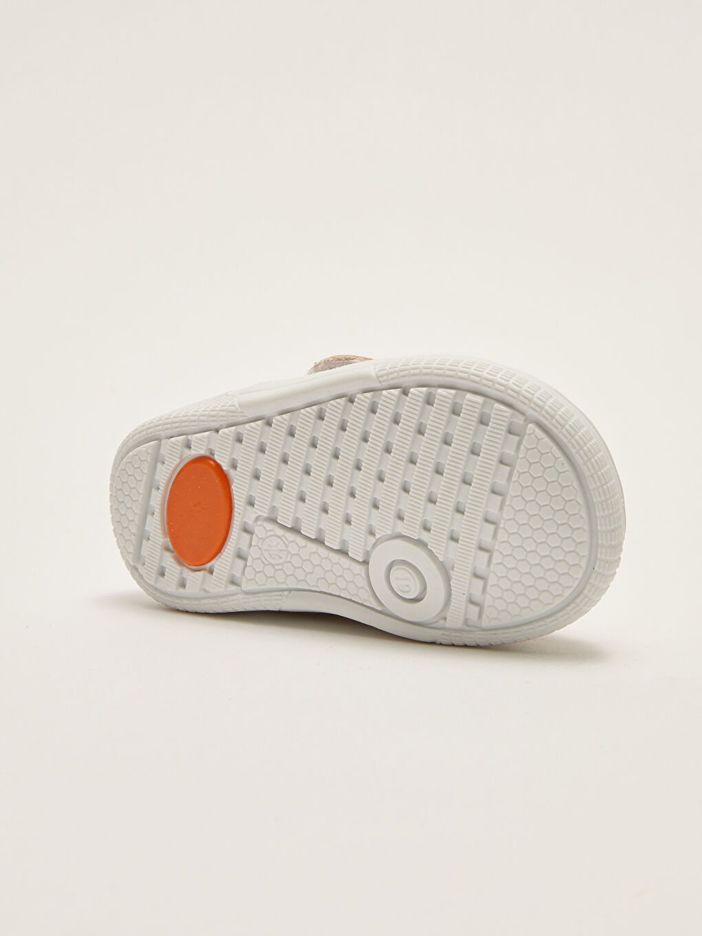 Bej Hakiki Deri Cırt Cırtlı Kız Bebek İlk Adım Ayakkabısı-4