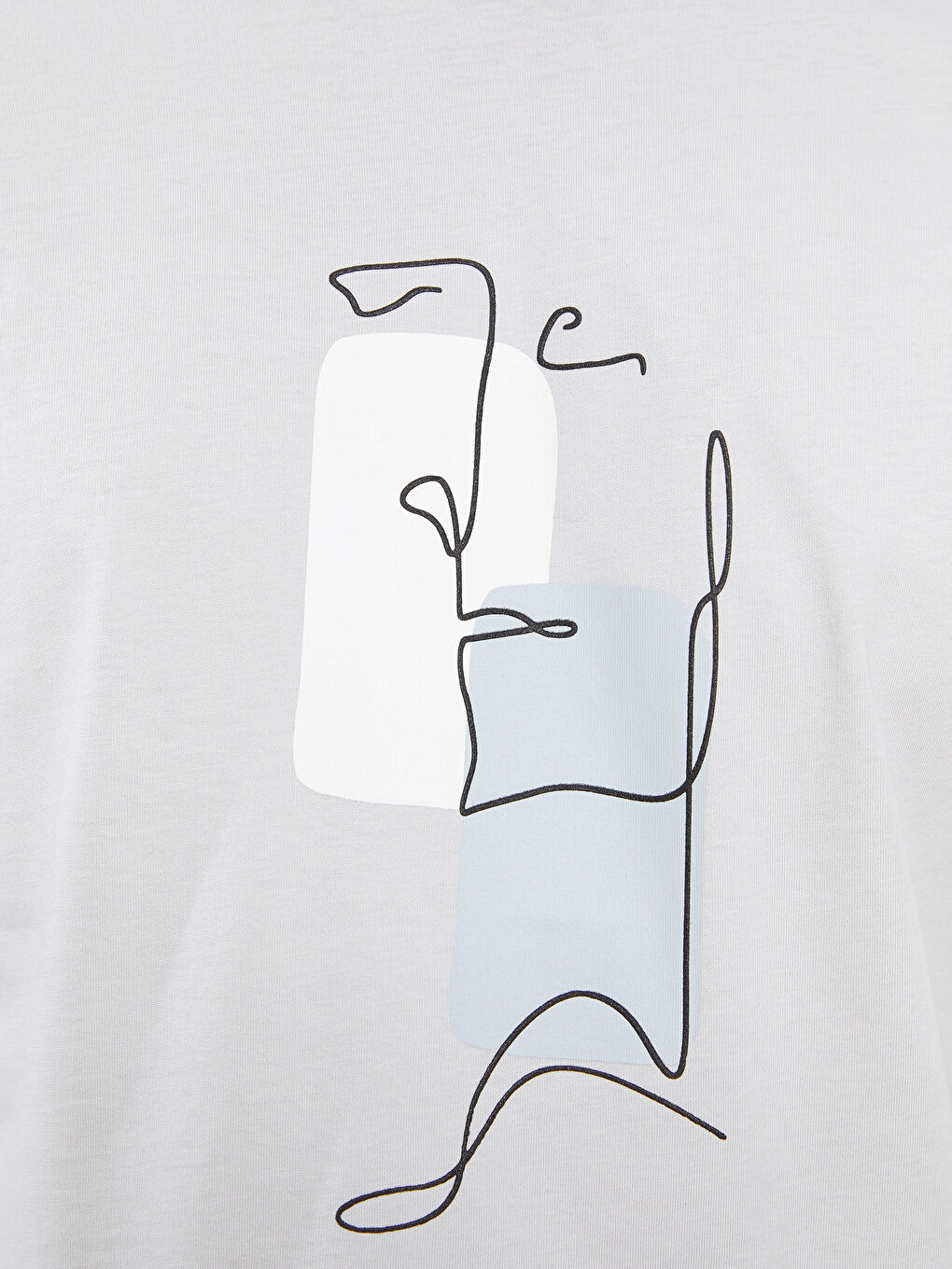 Crew Neck Short Sleeve Printed Combed Cotton Men's T-shirt-3