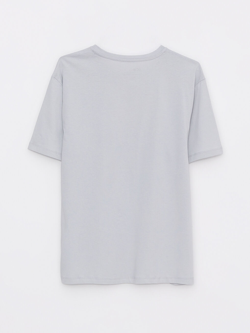 Crew Neck Short Sleeve Printed Combed Cotton Men's T-shirt-6