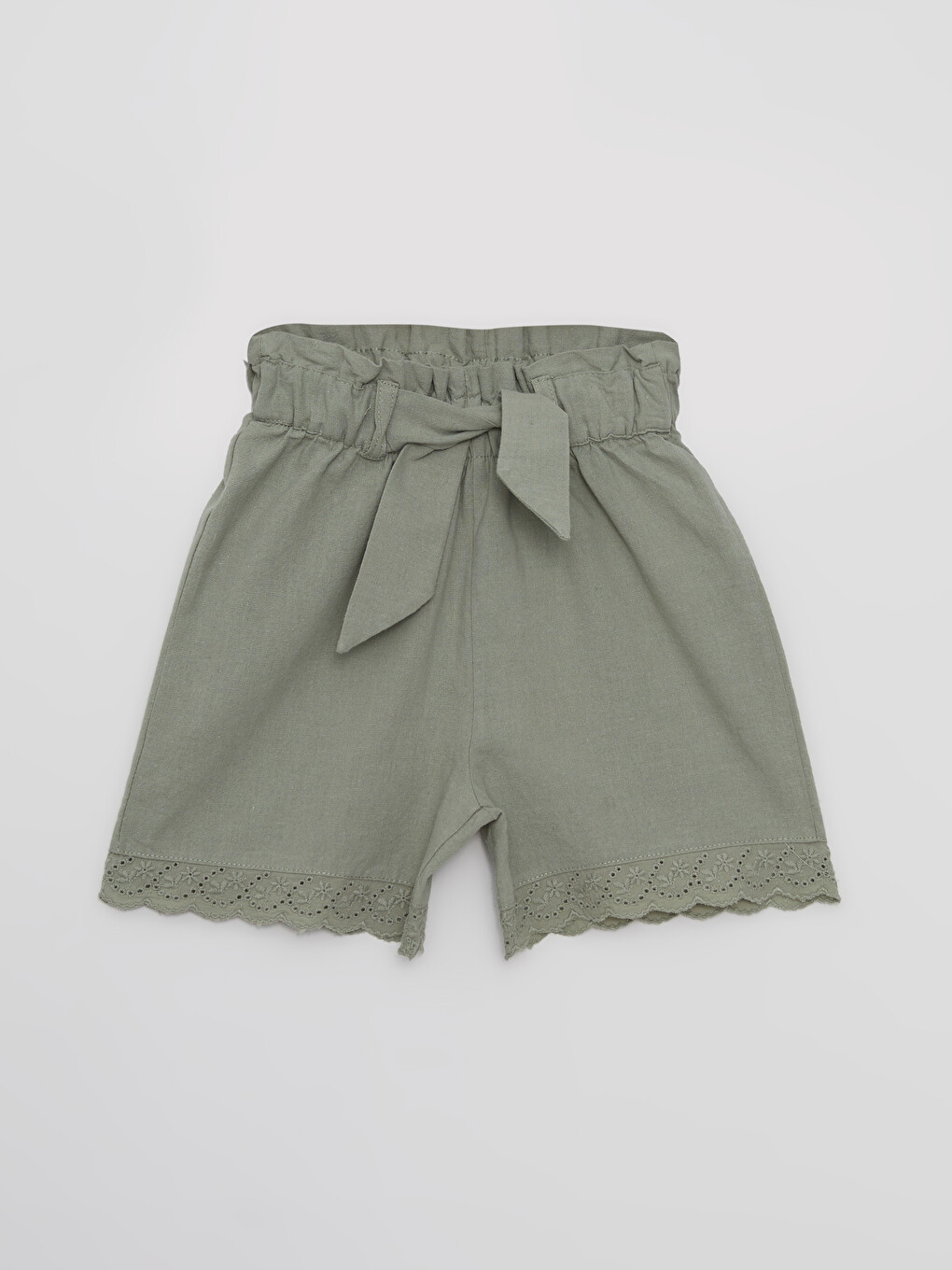 Short Basique en Coton à Taille Élastique pour Bébé Fille