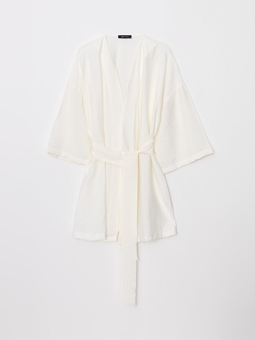 LCW Vision Ekru Şal Yaka Kadın Kimono - 5
