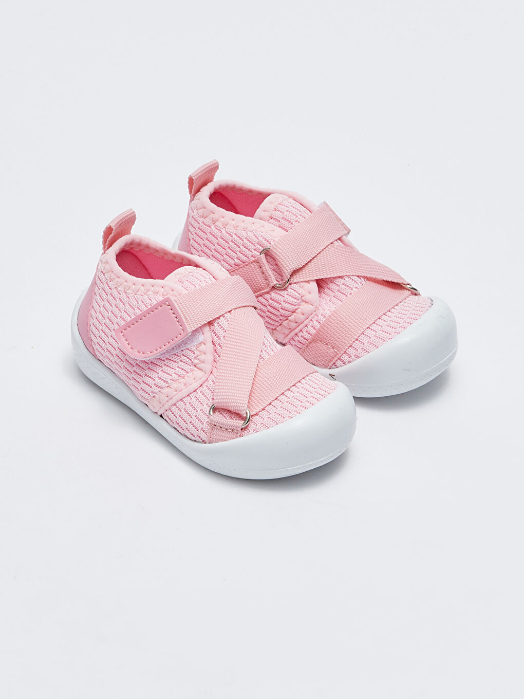 Pembe Cırt Cırtlı Kız Bebek İlk Adım Ayakkabısı