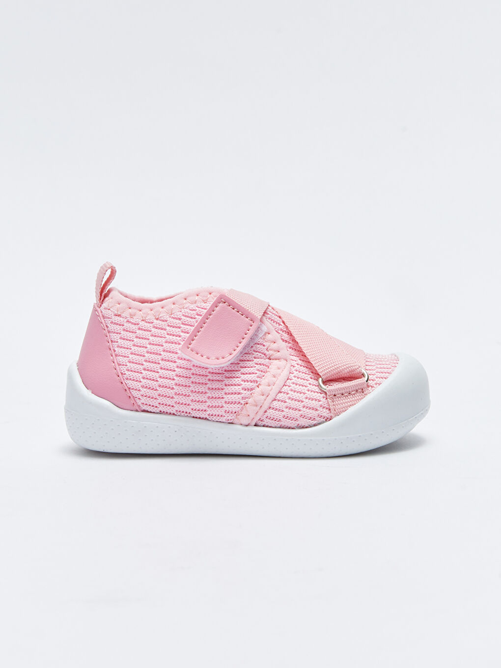 Pembe Cırt Cırtlı Kız Bebek İlk Adım Ayakkabısı-1